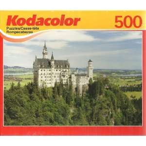  Kodacolor Neuschwanstein Castle 500 Piece Jigsaw Puzzle 