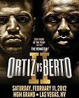 RARE COLLECTIBLE NON FIGHT ORTIZ vs BURTO II SHOWTIME BOXING POSTER