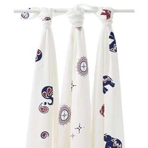    Aden and Anais Bamboo Muslin Swaddling Wraps   3 Pack Baby