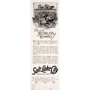  1927 Ad Salt Lake City Utah Chamber Commerce Travel Tourism 