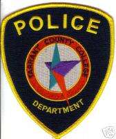 TARRANT COUNTY COLLEGE TEXAS POLICE PATCH**  