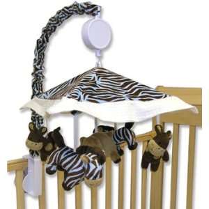  Mobile  Blue Zebra/Natural Waffle Pique; Canopy 14 X 14 