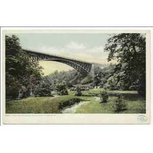  Reprint Schenley Park, Panther Hollow, Pittsburgh, Pa 1898 