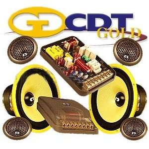 Es 620us Gold   CDT Audio 6.5 2 Way Complete Component Set with Built 