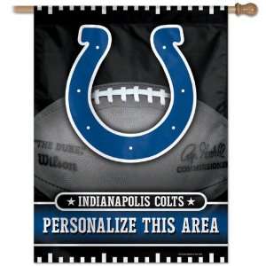  Indianapolis Colts Personalized Vertical Flag 27x37 
