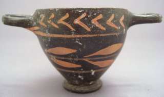   Graecia Xenon Ware Skyphos , Apulian Greek Ceramic of Antiquity  