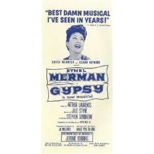  Gypsy Poster Broadway Theater Play B 14x22 Home & Garden