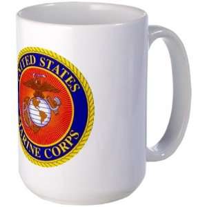  USMC Family Gifts Military Large Mug by  