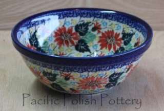 Polish Pottery CA Unikat 1790 Nesting Mixing Bowl Signature Stoneware 