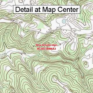 USGS Topographic Quadrangle Map   New Amsterdam, Kentucky (Folded 