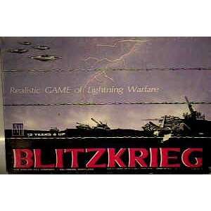   Blitzkrieg, a Realistic Game of Lightning Warfare Board Game Toys