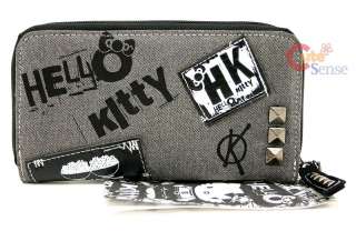 Sanrio Hello Kitty Punk Rock Wallet  Licensed Loungefly  