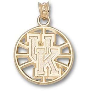   University of Kentucky UK Pierced Basketball Pendant (14kt) Sports