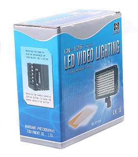 CN 126 LED Camera Video Camcorder Hot Shoe Lamp Light  