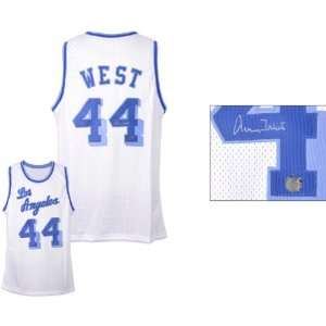   Lakers Jerry West Autographed Authentic Home Jersey