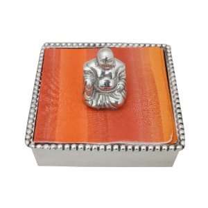   Vivaz Pearls Napkin Box Set, Buddha, Recycled Aluminum