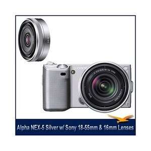 Silver Interchangeable Lens Digital Camera, 14.2 MP APS (1.5x) Exmor 