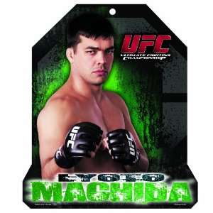  UFC Lyoto Machida 11 by 13 Wood Mascot/Player Sign Sports 