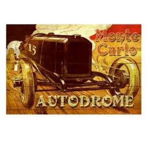  Autodrome Premium Giclee Poster Print by Kate Ward Thacker 