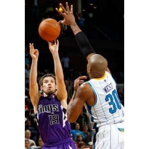  Sacramento Kings v New Orleans Hornets Beno Udrih and 