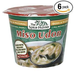 The Spice Hunter Miso Udon Soup Bowl, 1.4 Ounce Containers (Pack of 6 