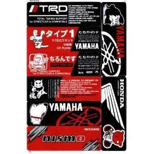  Sponsor Motocross Racing Tuning Decal Sticker Sheet C207 
