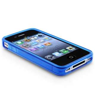   Rubber Gel Case Cover Skin Accessory For Apple iPhone 4G HD USA  