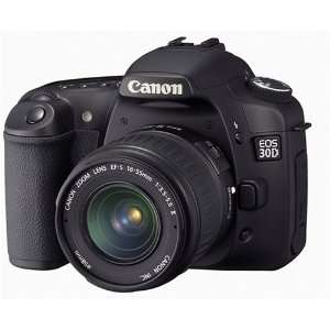  Canon EOS 30D 8.2MP Digital SLR Camera Kit with EF S 18 