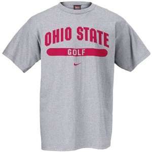  Nike Ohio State Buckeyes Ash Golf Locker Room T shirt 