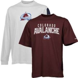  Colorado Avalanche NHL 2010 Reebok 3 in 1 T Shirt Combo 