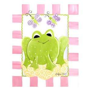 Princess Frog & Butterfly Canvas Reproduction