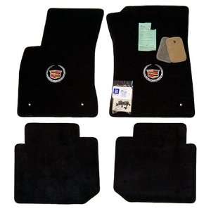 Cadillac Deville DHS DTS Black Floor Mats with silver Crest 2002 2003 