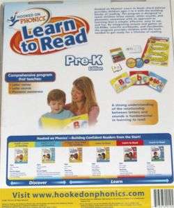 HOOKED ON PHONICS Learn To Read READING Pre K FREE SHIP  
