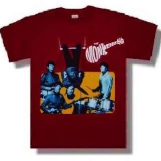  Monkees red youth T shirt Monkey Around tee Clothing
