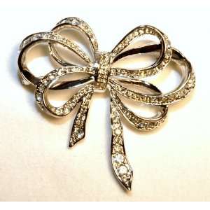  Avon Kenneth Jay Lane Lustrous Bow Pin 