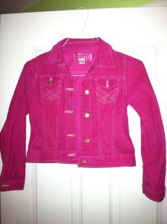 Girls Pink Corduroy Jacket Old Navy L  