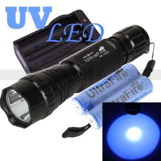 UltraFire WF 501B 375NM UV Ultra Violet LED Flashlight Blacklight 
