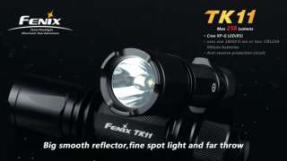 Fenix TK11 Cree XP G LED (R5) Flashlight 258 Lumens  