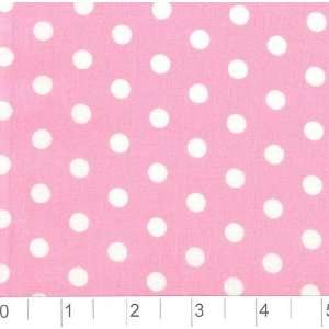 54 Wide Polka Dot Pink/White Fabric By The Yard Arts 