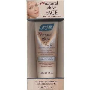 Jergens Natural Glow Daily Face Moisturizer for Fair Skin Tones   2.5 