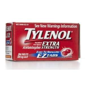  Tylenol Extra Strength 24 Ez tabs