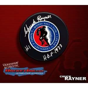  Chuck Rayner Autographed/Hand Signed Hall of Fame Hockey 