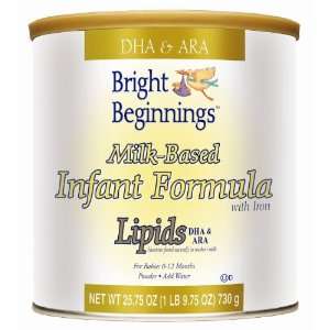 Bright Beginnings Milk Based Infant Formula w/ DHA   25.7 oz   6 pk