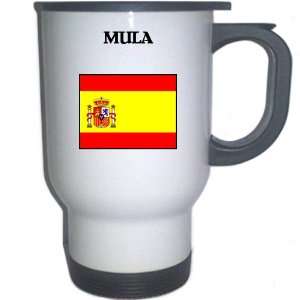  Spain (Espana)   MULA White Stainless Steel Mug 