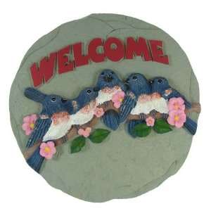 Welcome Birds Stepping Stone  Patio, Lawn & Garden