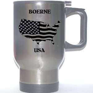  US Flag   Boerne, Texas (TX) Stainless Steel Mug 