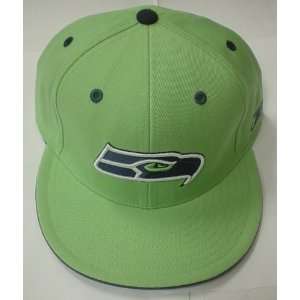   Seahawks Team Kolors Fitted Reebok Hat Size 7 5/8