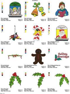 CHRISTMAS HOLIDAY V. 3 (4x4) MACHINE EMBROIDERY DESIGNS  