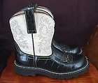 ARIAT Fatbaby Black and Cream Size 6 1/2 B Women BOOTS