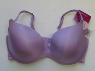 NEW CACIQUE LILAC SATEEN CONVERTIBLE PLUNGE BRA 42DDD  